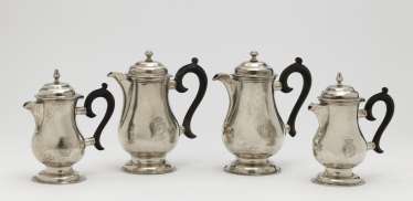 Four mocha pots. Milan, late 18th century, workshop of Contardo Buccellati and others Four mocha pots. Milan, late 18th century, workshop of Contardo Buccellati and others