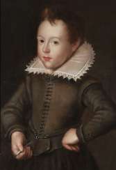 Portrait of a boy with a brown and a blue eye Antwerp master, active 1. Half of the 17. Century Portrait of a boy with a brown and a blue eye Antwerp master, active 1. Half of the 17. Century