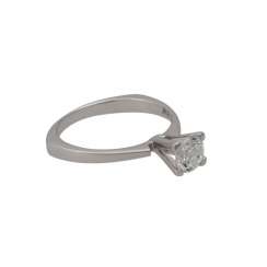 Solitaire ring with brilliant of approx. 0.95 ct Solitaire ring with brilliant of approx. 0.95 ct
