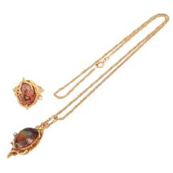 Set of Ring and pendant with chain Set of Ring and pendant with chain