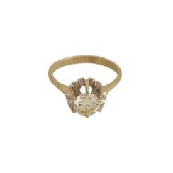 Ring mit Brillant ca. 1,2 ct, Ring mit Brillant ca. 1,2 ct,