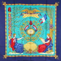 HERMÈS Seidencarré "ФРАНЦУЗСКАЯ РЕСПУБЛИКА LIBERTE EGALITE ET FRATERNITE-1789" HERMÈS Seidencarré "ФРАНЦУЗСКАЯ РЕСПУБЛИКА LIBERTE EGALITE ET FRATERNITE-1789"