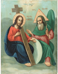 Icon The New Testament Trinity Icon The New Testament Trinity