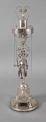 Silver large figural oil Lamp Silver large figural oil Lamp