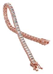 Rose gold rivie bracelet with diamonds Rose gold rivie bracelet with diamonds