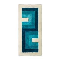 Design carpet, mid-1970s, 198x90 cm. Design carpet, mid-1970s, 198x90 cm.