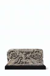 A GRAY SCHIST RELIEF WITH LOTIFORM MOTIF A GRAY SCHIST RELIEF WITH LOTIFORM MOTIF