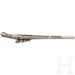Silver mounted flintlock pistol, Crete, around 1800 Silver mounted flintlock pistol, Crete, around 1800