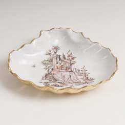 Conch shell with house painting of Mayer-Pressnitz Conch shell with house painting of Mayer-Pressnitz