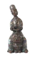 Cloisonné figure, China, late Qing dynasty (probably in the late 19 Cloisonné figure, China, late Qing dynasty (probably in the late 19