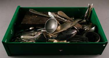 SILVER; SILVER plated mixed lot of VARIOUS REST of the Cutlery AND TABLEWARE ACCESSORIES have Different places of origin SILVER; SILVER plated mixed lot of VARIOUS REST of the Cutlery AND TABLEWARE ACCESSORIES have Different places of origin