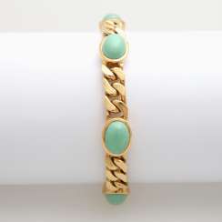 Tank strap m. oval turquoise cabochons occupied Tank strap m. oval turquoise cabochons occupied