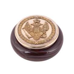 Russian jewelry box with double-headed eagle Russian jewelry box with double-headed eagle