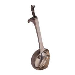 Russian decorative dipper with cast figure Russian decorative dipper with cast figure