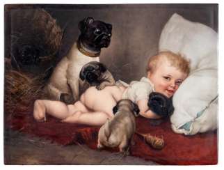 Porcelain picture plate Porcelain picture plate
