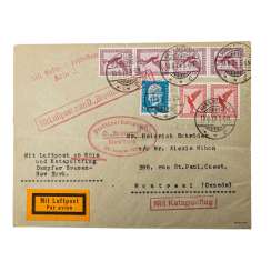 DR Flugpost Katapultflug 1920 DR Flugpost Katapultflug 1920