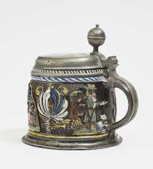 Apostle jug , Creussen, dated 1662 Apostle jug , Creussen, dated 1662