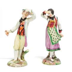 Tänzer und Tänzerin in Tracht Tänzer und Tänzerin in Tracht