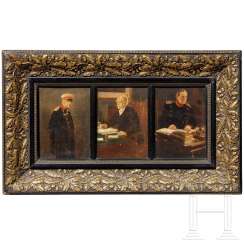 Three portraits - Wilhelm I, Bismarck and Moltke Three portraits - Wilhelm I, Bismarck and Moltke