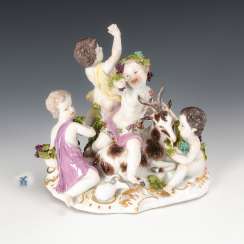 Allegory of autumn, Meissen. Allegory of autumn, Meissen.