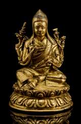 Fire gilt Bronze of a SASKYAPA LAMA Fire gilt Bronze of a SASKYAPA LAMA