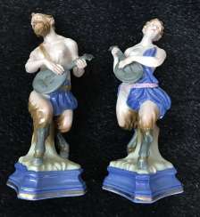 A pair of statues A pair of statues