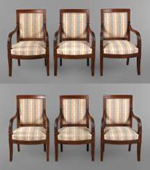 Six Biedermeier Chairs Six Biedermeier Chairs