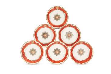 SIX ASSIETTES A SOUPE EN PORCELAINE DU SERVICE ST ALEXANDRE ... SIX ASSIETTES A SOUPE EN PORCELAINE DU SERVICE ST ALEXANDRE ...