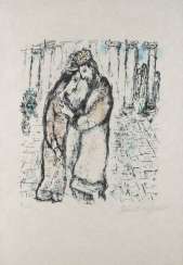MARC CHAGALL 1887 Witebsk - 1985 Paul-de-Vence. 'DAVID AND BATHSHEBA' MARC CHAGALL 1887 Witebsk - 1985 Paul-de-Vence. 'DAVID AND BATHSHEBA'
