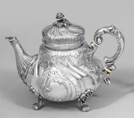 Quality teapot in rococo style Quality teapot in rococo style