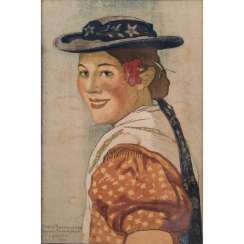 MOSER, CARL (Bolzano 1873-1939 ibid, Tyrolean artists), MOSER, CARL (Bolzano 1873-1939 ibid, Tyrolean artists),