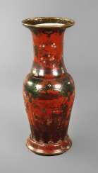 Übegroße Berlin Lacquer Red Vase Übegroße Berlin Lacquer Red Vase