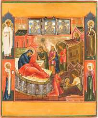 ICON WITH THE NATIVITY OF THE MOTHER OF GOD ICON WITH THE NATIVITY OF THE MOTHER OF GOD