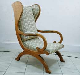 FURNITURE, FURNITURE wing chair, Probably 20. Century FURNITURE, FURNITURE wing chair, Probably 20. Century