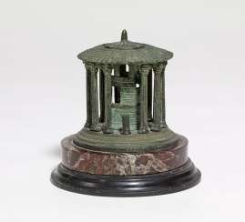 Small bronze and marble Vesta temple in Rome Small bronze and marble Vesta temple in Rome