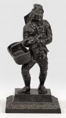 Statuette of a basket carrier Statuette of a basket carrier