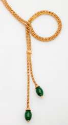 Sautoire with Jade tassel Sautoire with Jade tassel