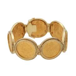 Coin bracelet with 7 x Austria - 8 Florin 1892 / NP, Coin bracelet with 7 x Austria - 8 Florin 1892 / NP,