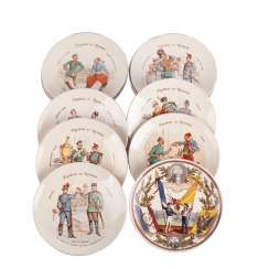 Set of 12 porcelain plates Set of 12 porcelain plates