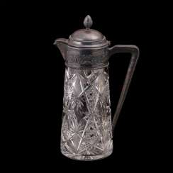 Large Russian crystal decanter. Grachev Brothers' Large Russian crystal decanter. Grachev Brothers'
