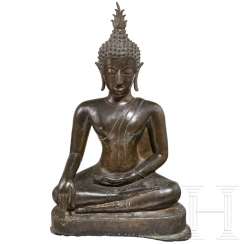 Bouddha en bronze, Thaïlande, XIXe siècle Bouddha en bronze, Thaïlande, XIXe siècle