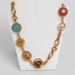 CHANEL extravagante Modeschmuck-Kette, Länge: ca. 90cm; CHANEL extravagante Modeschmuck-Kette, Länge: ca. 90cm;