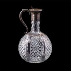 Russian decanter in the art Nouveau style. M. Linke Russian decanter in the art Nouveau style. M. Linke