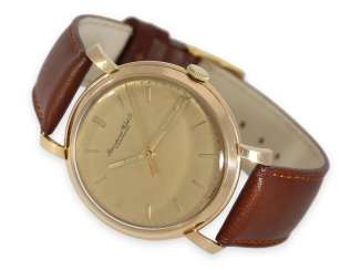 Watch: large "oversize" red gold IWC with center second, Schaffhausen 1949, very rare Watch: large "oversize" red gold IWC with center second, Schaffhausen 1949, very rare