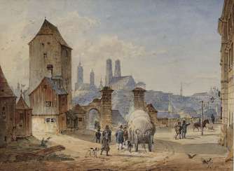 Friedrich Eibner - Munich seen from the suburbs Friedrich Eibner - Munich seen from the suburbs