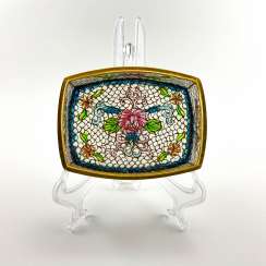 Jewelry box, rare technique of stained glass enamels, China, cloisonné, perfect condition Jewelry box, rare technique of stained glass enamels, China, cloisonné, perfect condition