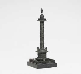 Bronze Vendôm Column with Napoleon as commander Bronze Vendôm Column with Napoleon as commander