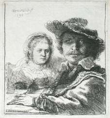 Self-portrait with Saskia. Rembrandt Harmenszoon van Rijn Self-portrait with Saskia. Rembrandt Harmenszoon van Rijn