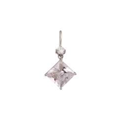 WEMPE single drop earrings with morganite WEMPE single drop earrings with morganite