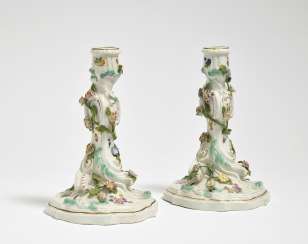 A Pair Of Candlesticks A Pair Of Candlesticks